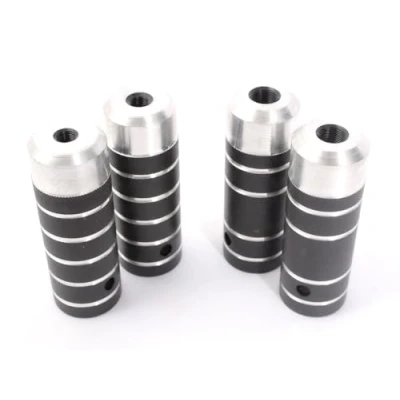 Image of KHE BMX COP Pegs Aluminium 2 x 10 mm 3/8 Inch and 14 Thread Pack of 4