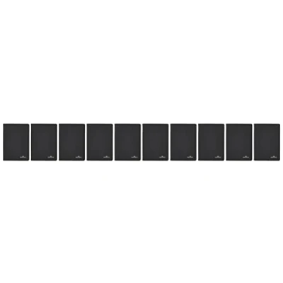 Image of Durable Credit Card RFID Secure Wallet Black (Pack of 10)