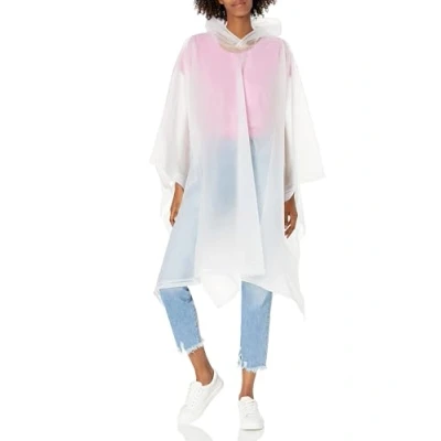 Image of totes Women&#039;s Unisex Rain Poncho Belt, Clear, One Size