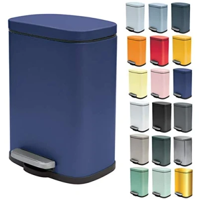 Image of Spirella Akira Pedal Bin 5 Litres Blue