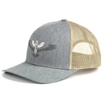 Image of ARIAT Men&#039;s Structured Cap Eagle, Denim/Tan, One Size