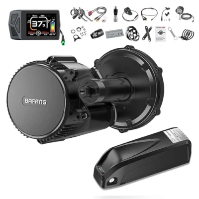 Image of Bafang 1000W Mid Drive Kit with BBS03 HD G320 Motor Ebike Conversion and EKD01 Display for 48V 52V Electric Bike on BB68mm 73mm Mountain