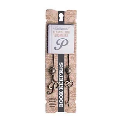 Image of IF Book Keepers Personalised Bookmark Letter P