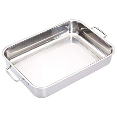 Image of MasterClass Roasting Tin Stainless Steel 37 x 27 cm