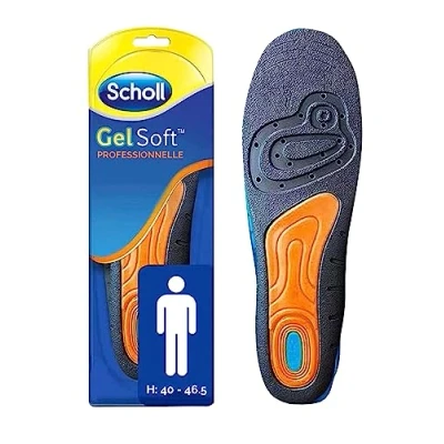 Image of Scholl GelSoft Professional Insoles for Men Size 6 to 11.5 (Pair)