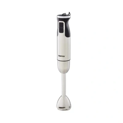Image of Geepas 800W Hand Blender Handheld Immersion Blender, Food Collection Stick with Stainless Steel Blades for Making Baby Soup Sauce Puree 12 Blending Speed &amp; Turbo, Silver