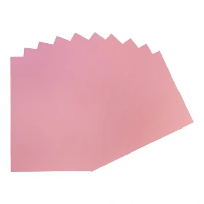 Image of Pack of 50 A4 Pink Coloured Card 160gsm Sheets