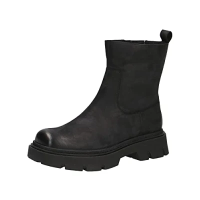 Image of CAPRICE Women&#039;s 9 25472 29 Ankle Boot, Black Nubuck, 6.5 UK