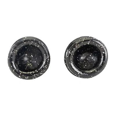 Image of Show Tech Scissor Training Ring, Your Dog Grooming Expert, Teach Good Holding Technique,Ideal for Students, 2 Pcs Black Glitter, 20mm