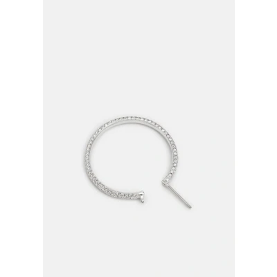 Image of Swarovski HOOP Earrings silvercoloured, Women&#039;s, Size: One Size, Silver coloured