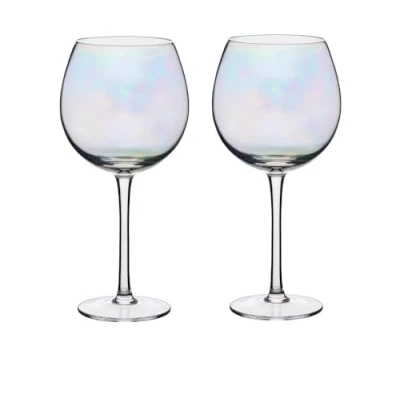 Image of BarCraft Set of Two Iridescent Gin Glasses
