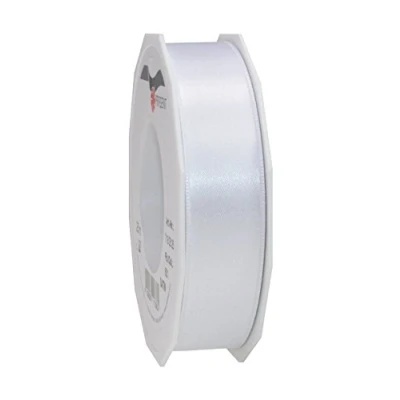 Image of C.E. Pattberg SATIN white gift ribbon, 27 yards for Wrapping Gifts, 1 inch width, Ribbon Decorating &amp; Crafting, Decorative every occasion