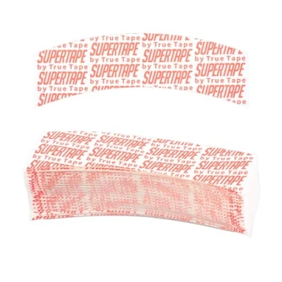 Image of GroveEss 36PCS Double Sided Wig Tapes,Invisible Toupee Tape Strips,Waterproof Strong Adhesive Lace Front Tapes for Fixing Wigs Hair Extension(White)