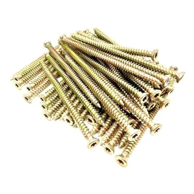 Image of Concrete Screws (Pack of 20) Multi Fix Countersunk 7.5mm TX Easy Drive (7.5 x 130mm)
