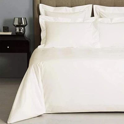 Image of Linens Limited 100% Egyptian Cotton 400 Thread Count Flat Sheet, Cream, King