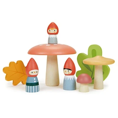 Image of Tender Leaf Toys Merrywood Wooden Pretend woodland characters and evironments (Gnome Family)