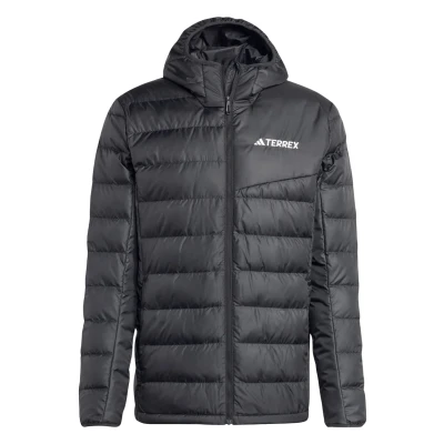 Image of adidas Men&#039;s Terrex Multi Light Down Hooded Jacket, Black, L