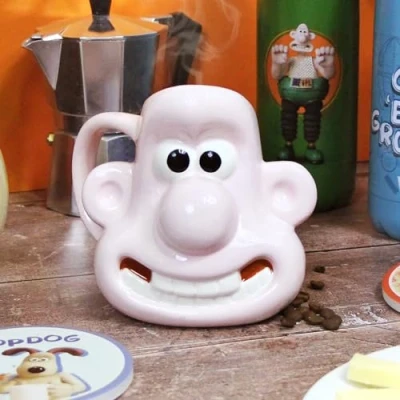 Image of Aardman Shaped Mugs Wallace &amp; Gromit Boxed Mug
