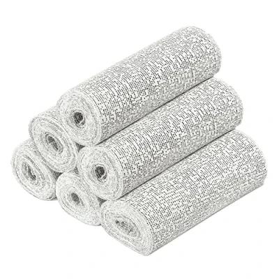 Image of Navaris Plaster Cast Bandage Kit Skin Friendly of Paris Bandages for Art, Crafts, Modelling, Moulds Set 6 Rolls 15 cm x 3 m
