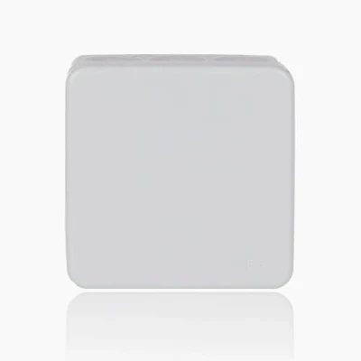 Image of ABB EcoSolutions AP9/G Grey Colour Waterproof Junction Box IP65 86x86x39mm Electric Cable Connector Unit Recycled Plastic Shockproof Sealed Enclosure