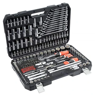 Image of Yato YT 38841 216 Piece Socket Spanner Set 1/4 Inch, 3/8 Inch and 1/2