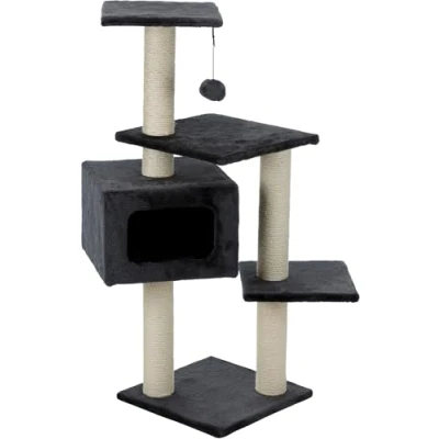 Image of Trixie 43787 Palamos Scratching Post 109 cm Charcoal Grey