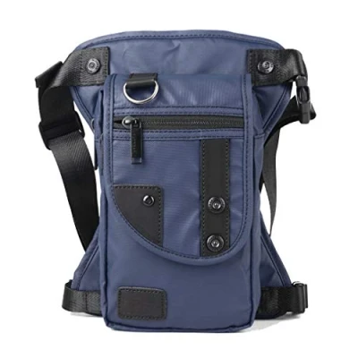 Image of Hebetag Oxford Drop Leg Bag Hiking Waist Pack for Men Women Outdoor Travel Motorcycle Bike Riding Cycling Fishing Walking Multi Purpose Thigh Fanny Pouch