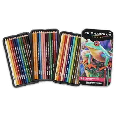 Image of PRISMACOLOR 92885T Premier Colored Pencils, Soft Core, 36 Piece