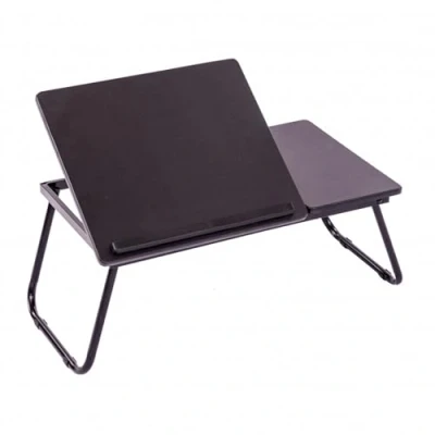 Image of Oypla Black Portable Folding Laptop Notebook Tablet Computer Table Desk Stand