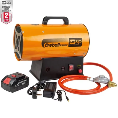 Image of SIP FIREBALL 515 Cordless Propane Heater 320 x 190 365 mm
