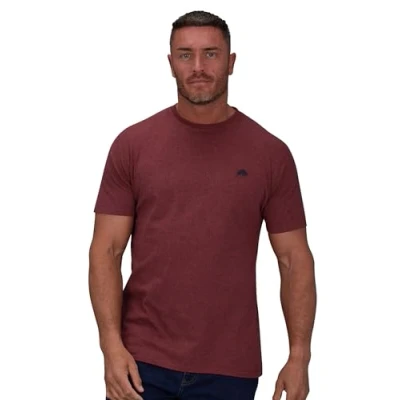 Image of Raging Bull Classic Organic T Shirt Claret