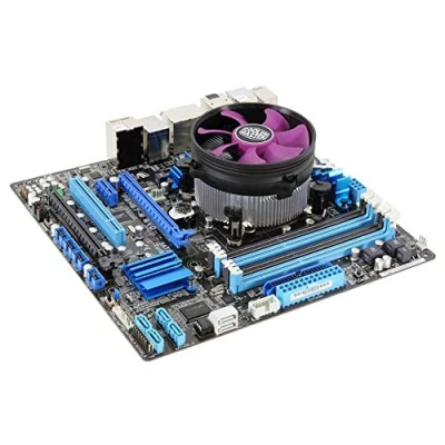 Image of Cooler Master X Dream i117 CPU Air Cooling System 60.4 mm Low Profile Cross Shaped Design, 95mm Noise Fan (19 dBA, 1800 RPM), Push Pin Clip Installation Compatible with Intel LGA 1200 Sockets