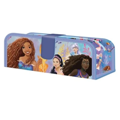 Image of Disney The Little Mermaid Pencil Case and Stationery Set (Sisters Design) for Girls Official Merchandise
