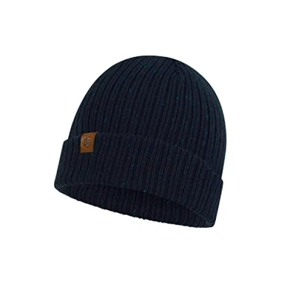 Image of Buff Men Kort Knitted Hat Night Blue, One Size