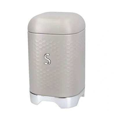 Image of Lovello Textured Latte Cream Sugar Canister