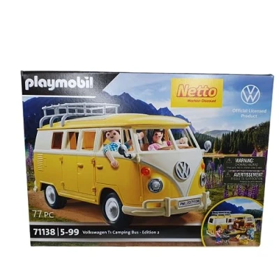 Image of PLAYMOBIL Volkswagen 71138 T1 Camping Bus Net Edition 2, for Children from 5 Years