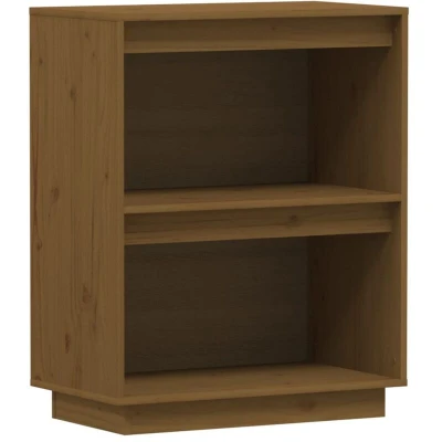 Image of vidaXL Console Cabinet Honey Brown 60x34x75 cm Solid Wood Pine
