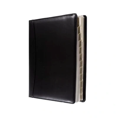 Image of Collins Elite Executive 2026 12 Month Calendar Year Planner, Day To Page with Appointments Diary Black (1100V.99 26)