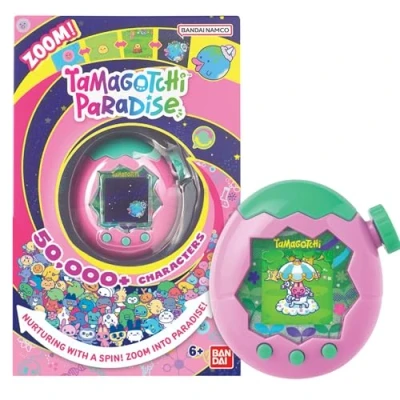 Image of TAMAGOTCHI Bandai Paradise Digital Pet Pink Land Shell Evolved Electronic Toy With Zooming Worlds Virtual Pets For Kids And Adults Make Fun Gifts Girls Boys