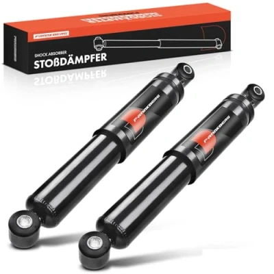 Image of Frankberg 2x Shock absorber Gas pressure Rear axle Compatible with Kubistar X80 2003 2007 Kangoo KC0/1 1997 2021 Express FC0/1 2020