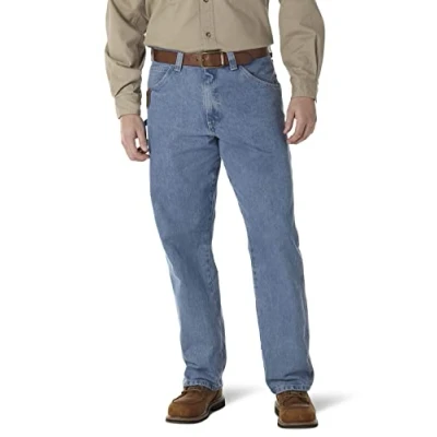 Image of Wrangler Riggs Workwear Men&#039;s Ripstop Carpenter Jean Blue