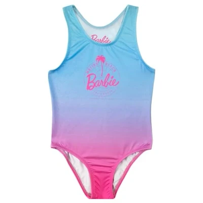 Image of Barbie Swimming Costume Girls Swimsuit One Piece 5 to 6 Years Official Merchandise Multicoloured