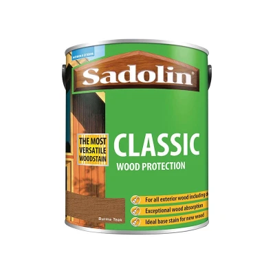 Image of Sadolin Classic Wood Protection 5 litre Burma Teak