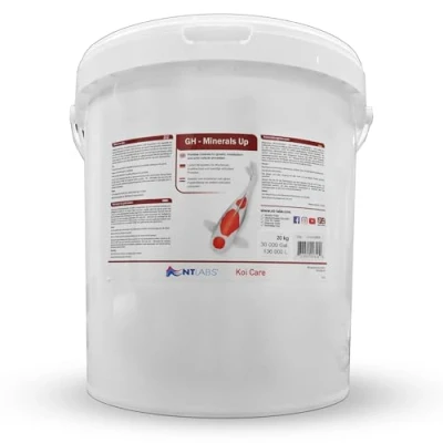 Image of NT Labs Koi Care GH Minerals Up, Increases General Hardness of Pond Water, Maintains Water Quality, Provides the Optimal Habitat for Your Fish and Other Life, 20 kg (20kg)