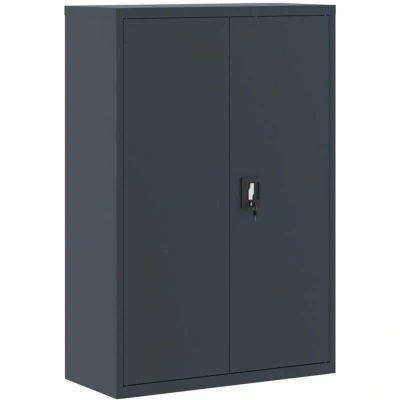 Image of vidaXL File Cabinet Anthracite 90x40x140 cm Steel