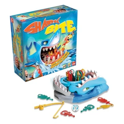 Image of Shark Bite: Save Your Catch Before He Snaps! Family Fun Fishy Board Game Kids Action Games For 2 4 Players Ages 4+
