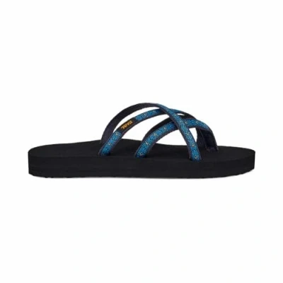 Image of Teva Women&#039;s Olowahu Sandal, Flower Loom Navy, 4 UK