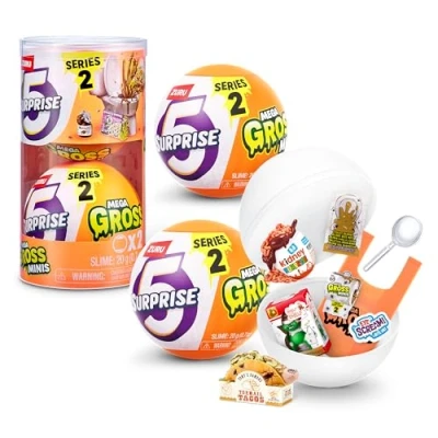 Image of 5 Surprise Mega Gross Minis Series 2 by ZURU Boys, Mystery, Collectible, Mini, Parody (2 Capsules)