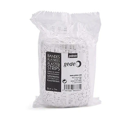 Image of PEBEO Gédéo Plaster Strips, White, 0.02 x 15.5 18.5 cm