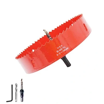 Image of 165mm Hole Saw LAIWEI Cutter,For Drilling Wood, Aluminum Profiles,PVC and Other Materials(6 1/2&quot;(165mm))…